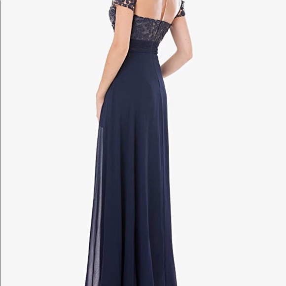 R.M. Richards Navy Dress Mother of the Bride - Picture 3 of 7